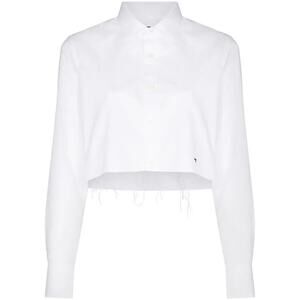 HOMMEGIRLS Long-Sleeve Cropped Shirt - S